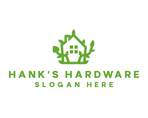 Eco Plant Home logo design