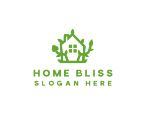 Eco Plant Home logo design