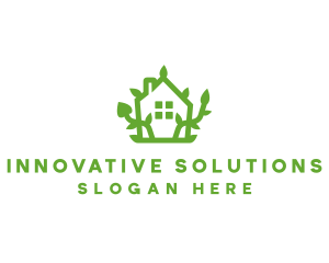 Eco Plant Home logo design