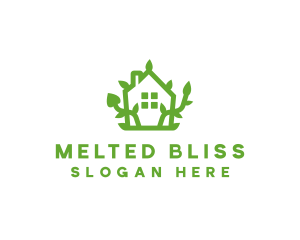 Eco Plant Home logo design