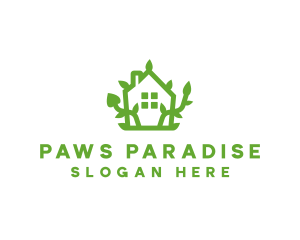 Eco Plant Home logo design