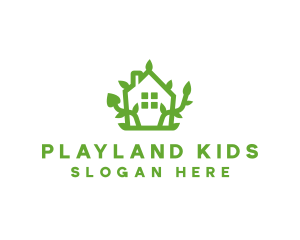 Eco Plant Home logo design