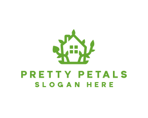 Eco Plant Home logo design