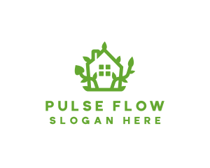 Eco Plant Home logo design