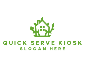 Eco Plant Home logo design