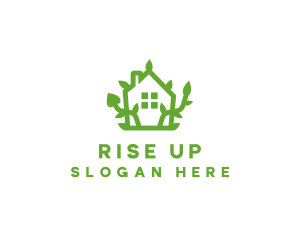 Eco Plant Home logo design