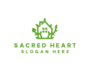 Eco Plant Home logo design