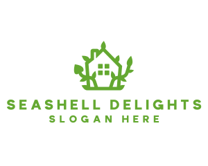 Eco Plant Home logo design