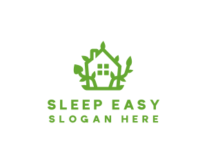 Eco Plant Home logo design