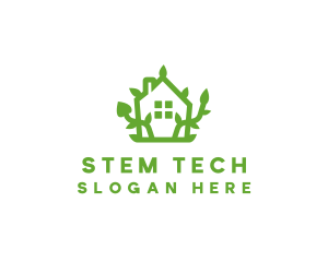 Eco Plant Home logo design