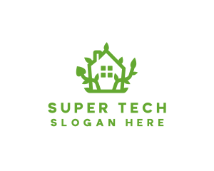 Eco Plant Home logo design