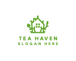 Eco Plant Home logo design