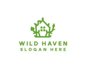 Eco Plant Home logo design