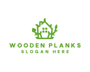 Eco Plant Home logo design