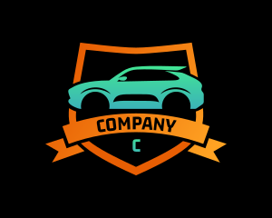 Racer - Racing Car Sedan logo design