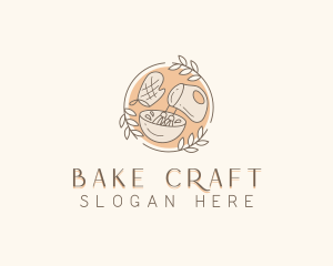 Confectionery Baking Mixer logo design