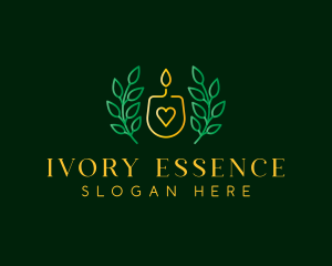 Scented Candle Spa logo design