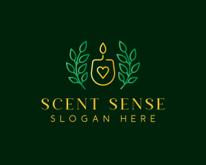 Scented Candle Spa logo design