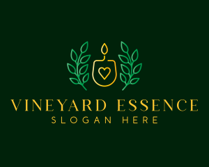 Scented Candle Spa logo design