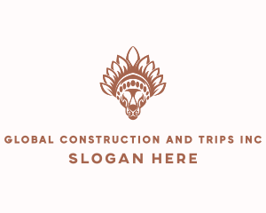 Lion - Tribal Tiger Head logo design