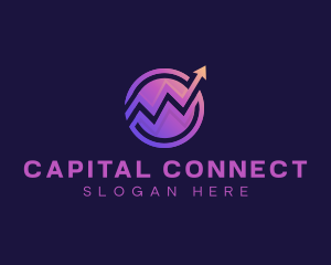 Arrow Investment Chart logo design