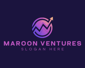 Arrow Investment Chart logo design