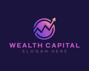 Arrow Investment Chart logo design