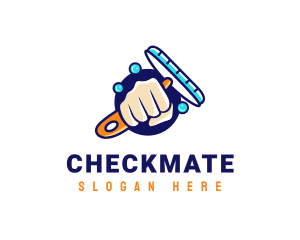 Hand Wiper Cleaner logo design