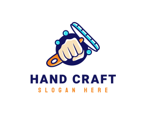 Hand - Hand Wiper Cleaner logo design