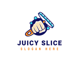 Hand Wiper Cleaner logo design