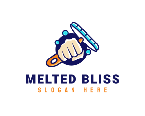 Hand Wiper Cleaner logo design