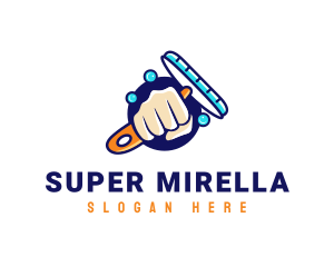 Hand - Hand Wiper Cleaner logo design