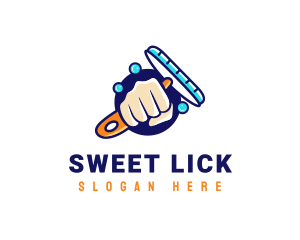 Hand Wiper Cleaner logo design