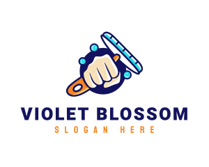 Hand Wiper Cleaner logo design