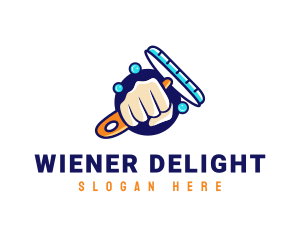 Hand Wiper Cleaner logo design