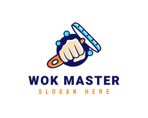 Hand Wiper Cleaner logo design