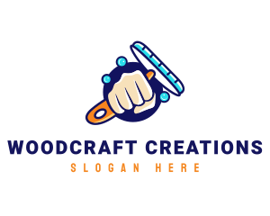 Hand Wiper Cleaner logo design