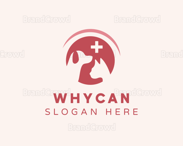 Medical Cat Dog Veterinary Logo
