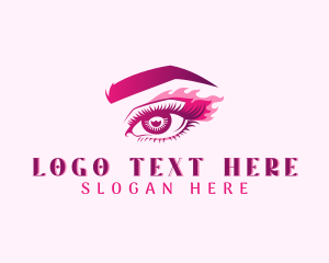 Eyeshadow - Beauty Makeup Salon logo design