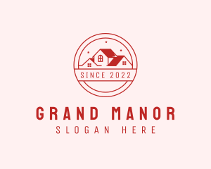 Mansion - Residential Mansion House logo design