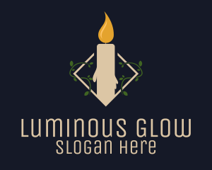 Illumination - Scented Candle Garden logo design