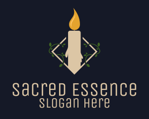 Scented Candle Garden logo design