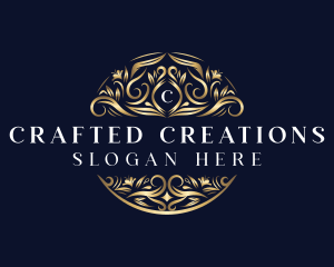 Luxury Floral Ornament logo design