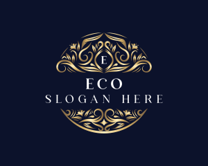 Decor - Luxury Floral Ornament logo design