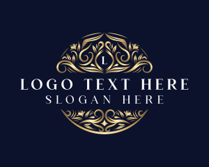 Decor - Luxury Floral Ornament logo design