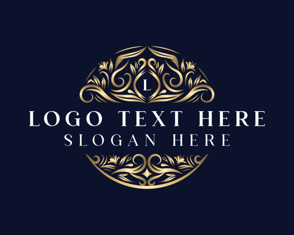 Event - Luxury Floral Ornament logo design