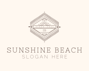 Summer - Summer Sun Camping logo design