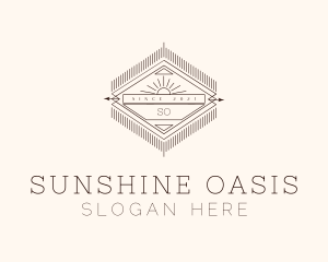 Summer - Summer Sun Camping logo design