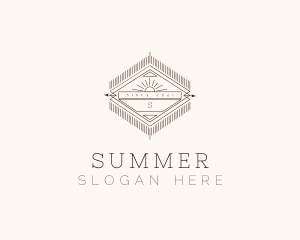 Summer Sun Camping logo design