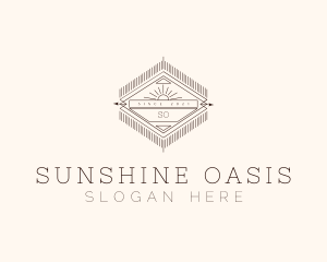 Summer Sun Camping logo design